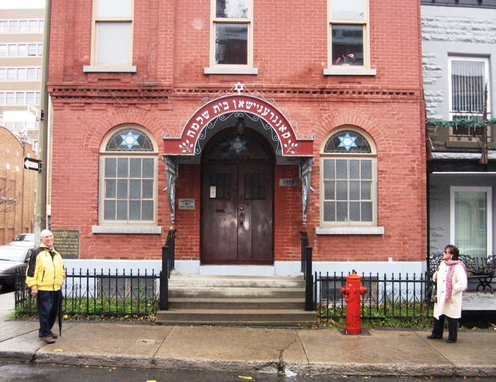 Hyman's Synagogue Opposite his House